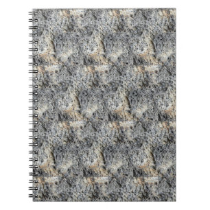 Caderno Espiral Pedra Porosa   Padrão inclinado  