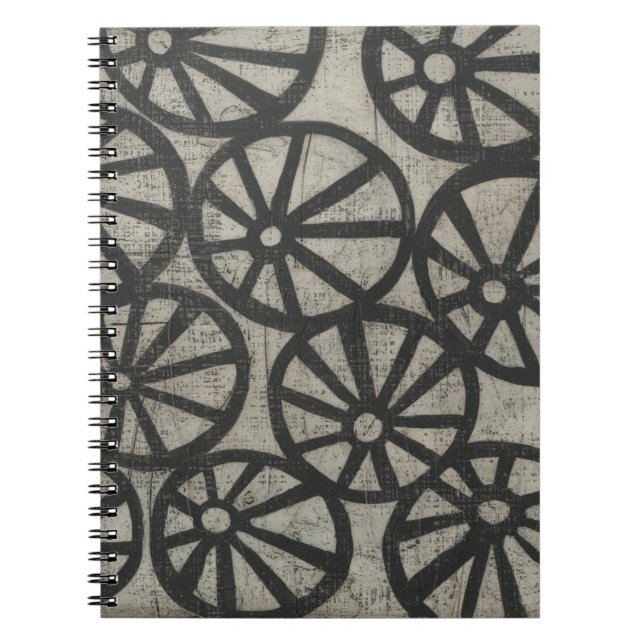 Caderno Espiral Pedra - Rodas (Frente)