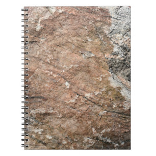 Caderno Espiral Pedra Vermelha E Desmoronamento