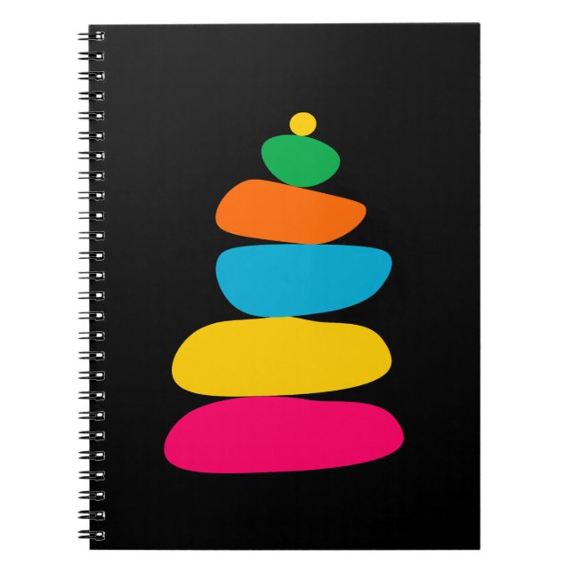 Caderno Espiral Pedras de balanço (Frente)