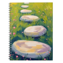 Pedras de Jardim Pintura em Aquarela