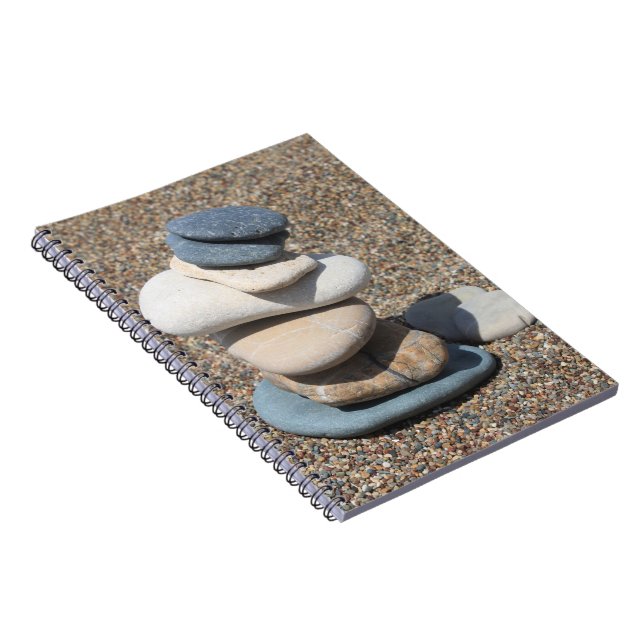 Caderno Espiral Pedras Zen (Lado Direito)