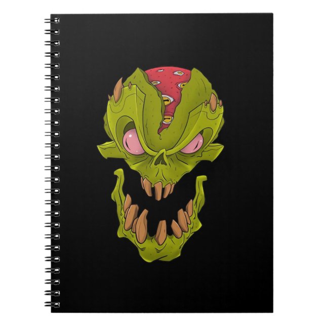 Caderno Espiral Peekabo Skull (Frente)