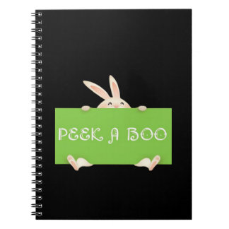 Caderno Espiral Peekaboo Bunny