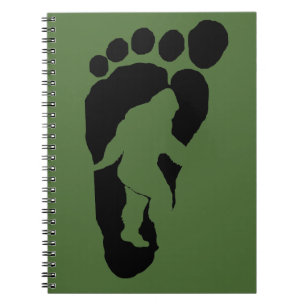 Caderno Espiral Pegada de Bigfoot