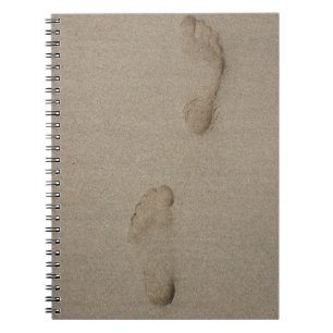 Caderno Espiral pegadas
