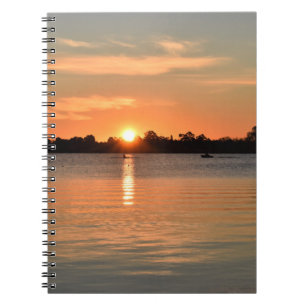 Caderno Espiral Pego no notebook Sunset Spiral
