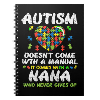 Caderno Espiral Pegue essa linda Avó o Autismo Não Vem Com Manual
