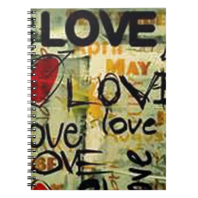 Caderno Espiral Pegue Um Pequeno Grafite De Amor (Frente)