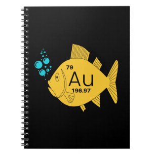 Caderno Espiral Peixe Dourado