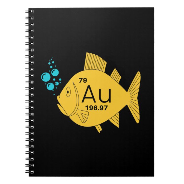 Caderno Espiral Peixe Dourado (Frente)