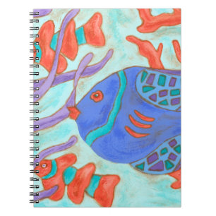 Caderno Espiral Peixe Pop