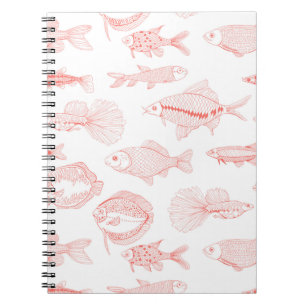 Caderno Espiral Peixes