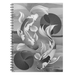 Caderno Espiral Peixes nadando