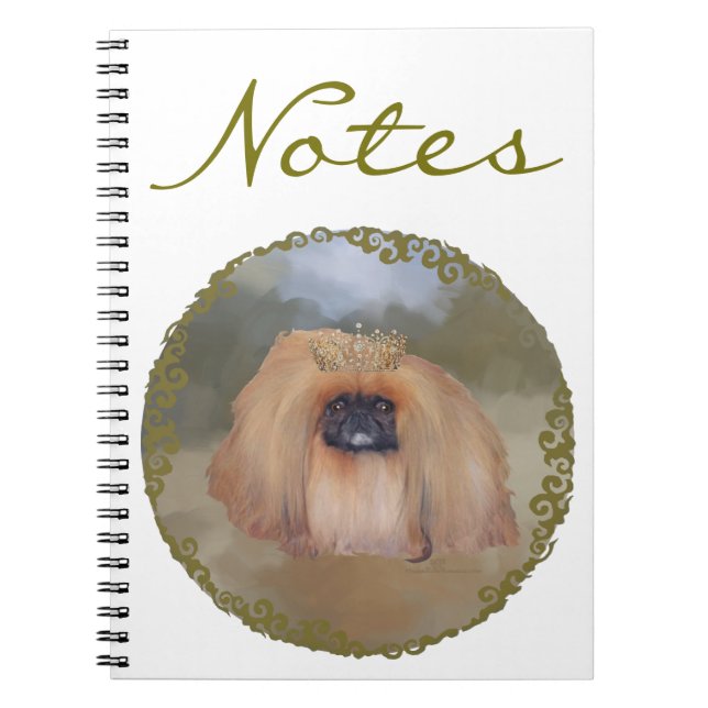 Caderno Espiral Pekingese Royal (Frente)