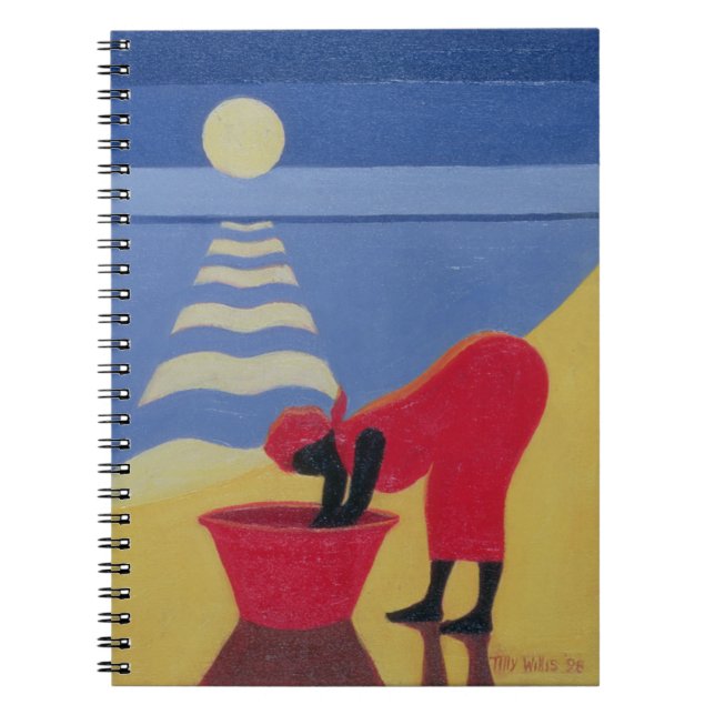 Caderno Espiral Pela costa de mar 1998 (Frente)