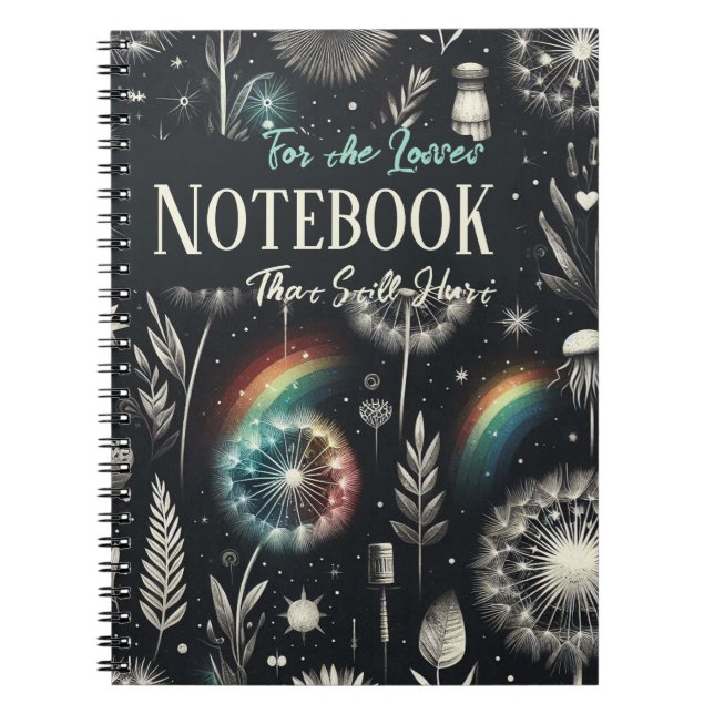 Caderno Espiral Pelas perdas que ainda machucam - Gentil Dandelion (Frente)