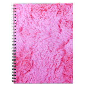 Caderno Espiral Pele cor-de-rosa do falso
