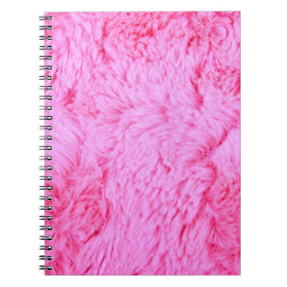 Caderno Espiral Pele cor-de-rosa do falso