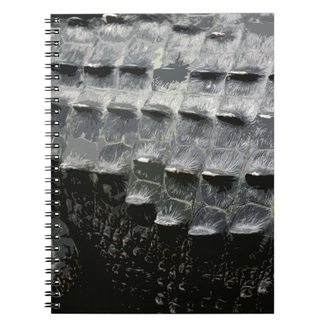 CADERNO ESPIRAL PELE DO CROCODILO (Frente)