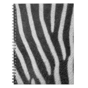 Caderno Espiral Pele Zebra Pele Animal Padrão