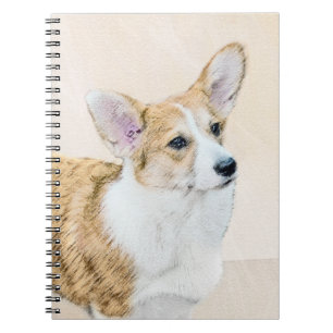Caderno Espiral Pembroke Welsh Corgi - Pintura Original para Cacho