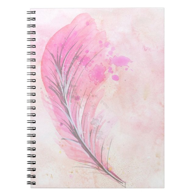 Caderno Espiral Pena de Aquarela (Frente)