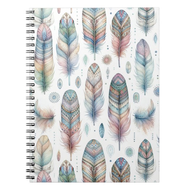 Caderno Espiral Pena de Fantasia (Frente)