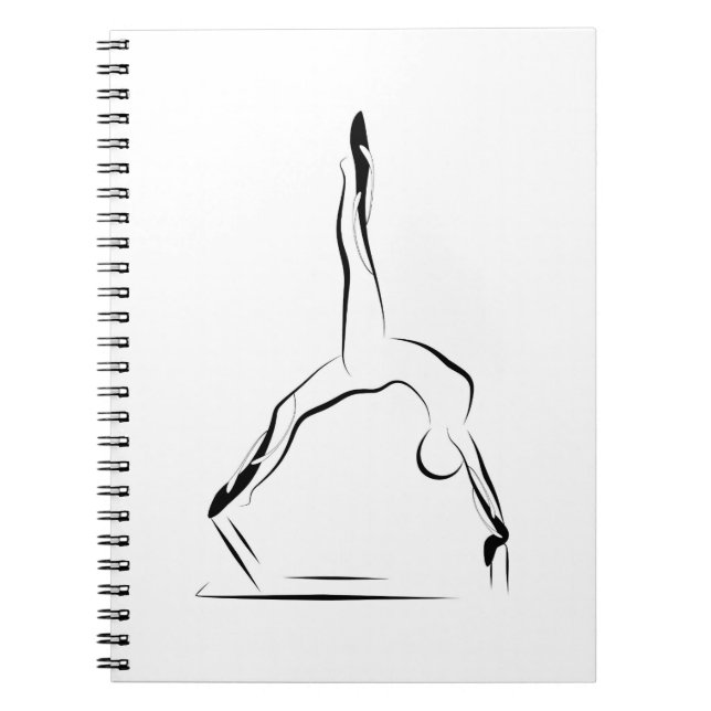 Caderno Espiral Penas de pilates (Frente)