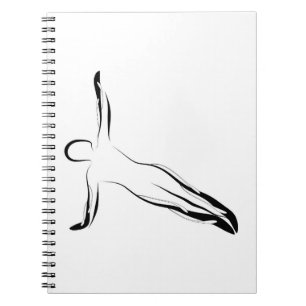 Caderno Espiral Penas de pilates