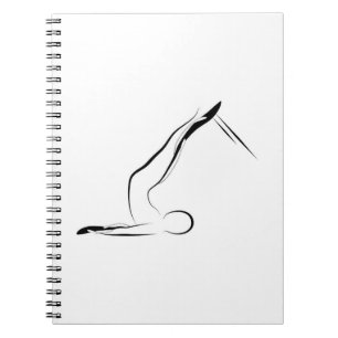 Caderno Espiral Penas de pilates