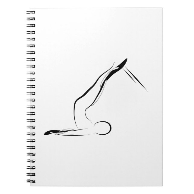 Caderno Espiral Penas de pilates (Frente)