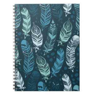 Caderno Espiral Penas sem soldadura