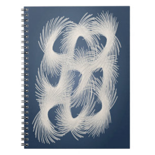 Caderno Espiral Penas voadoras brancas