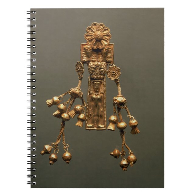 Caderno Espiral Pendente, da necrópolis de Camiros, c.630-620 BC (Frente)