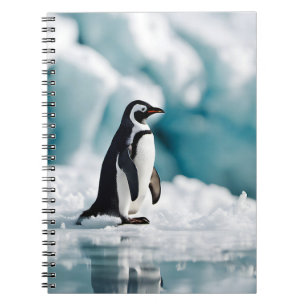 Caderno Espiral Penguin On Iceberg