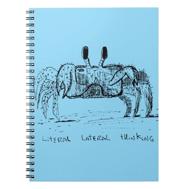 Caderno Espiral Pensamento Lateral Literal (Frente)