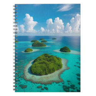 Caderno Espiral "Pensamentos da Ilha: Arquipélago Tropical