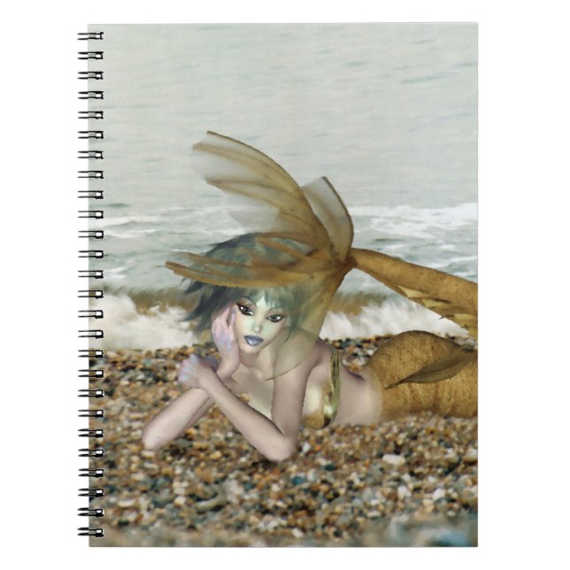 Caderno Espiral Pensando em seu notebook (Frente)