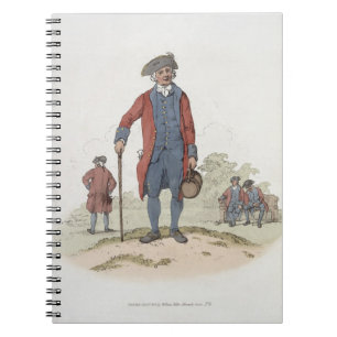Caderno Espiral Pensionista de Chelsea, 'do traje de Great Britain