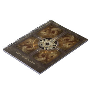 Caderno Espiral Pentacle telhado do Fractal
