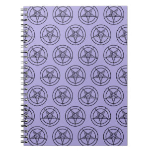 Caderno Espiral Pentagrama do Baphomet