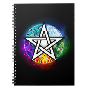 Caderno Espiral Pentagrama do Wiccan