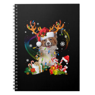 Caderno Espiral Pentes de Cães | Presente de Natal de Papillon