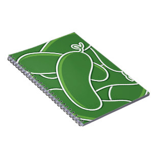 Caderno Espiral Pepino funky