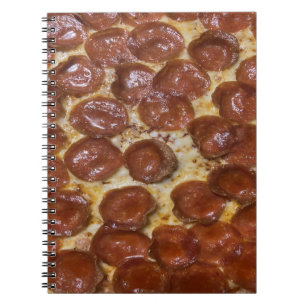 Caderno Espiral Pepperoni Pizza