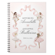 Pequena Ballerina escreve para o meu livro de bebê