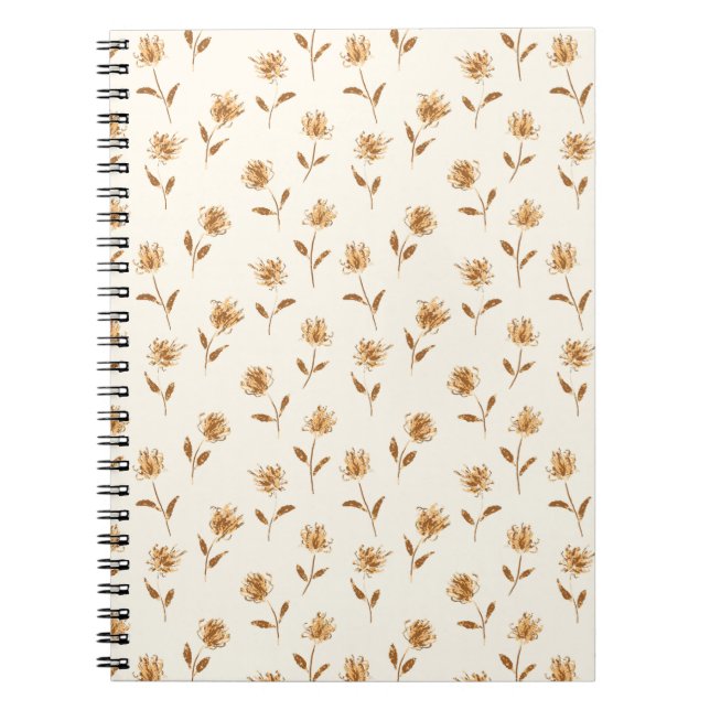 Caderno Espiral Pequena Rainha de Budding Annes - padrão do núcleo (Frente)