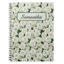 Pequenas Rosas Brancas Personalizadas