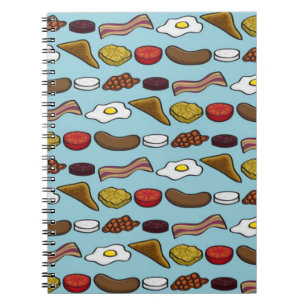 Caderno Espiral Pequeno almoço fritado